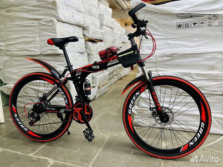 Велосипед складной на литых дисках