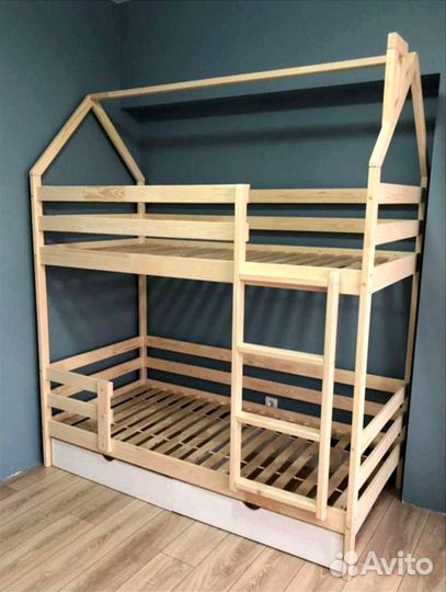 Кровать двухъярусная детская 0203