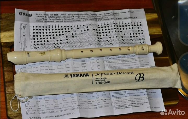 Блок флейта yamaha YRS-24B