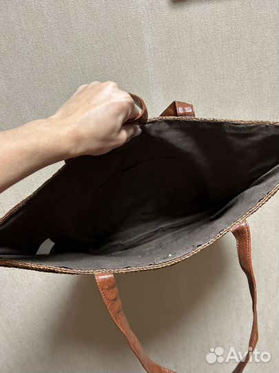 Сумка пляжная плетеная