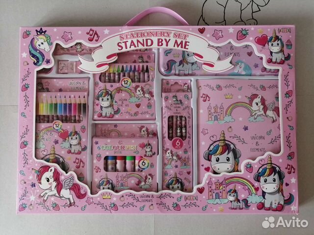 Набор канц.товаров Единорожки