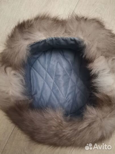 Шапка из песца мужская новая 54 - 56