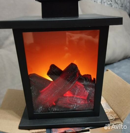 Светильник камин