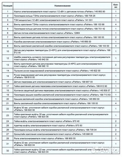 Водонагреватель проточный для бассейна Pahlen 12кВ