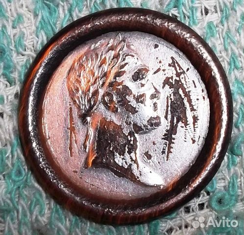 Барельеф жетон пуговица Александр 1 война 1812 г