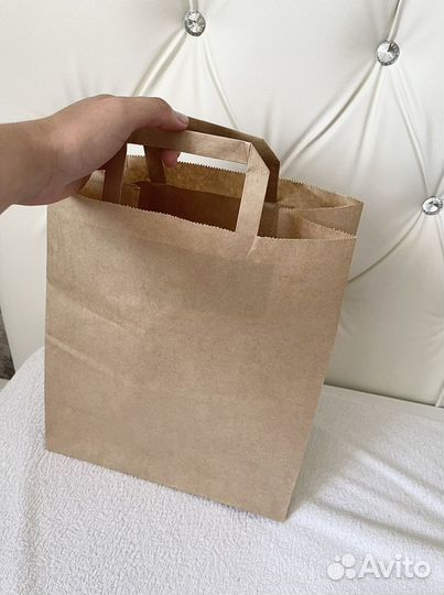 Крафт пакеты с ручками