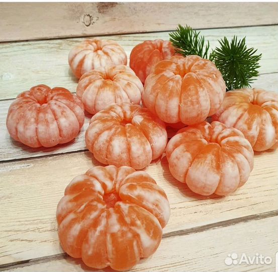 Мыло ручной работы мандарин