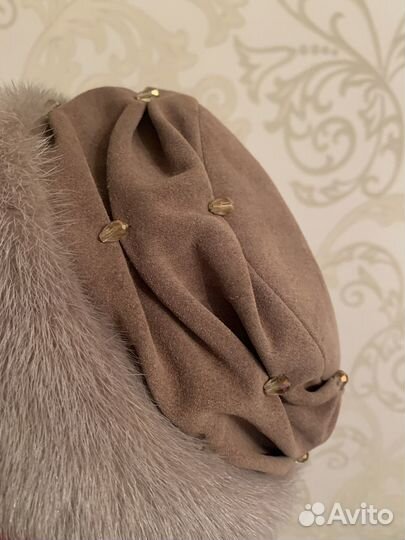 Шапка норковая женская новая