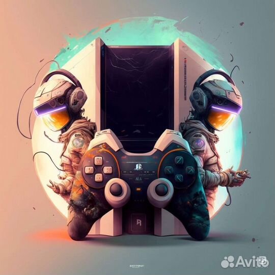 Подписка playstation plus deluxe+Godfall