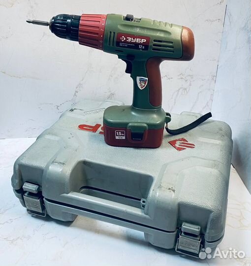 Шуруповерт зубр зда-12-кн