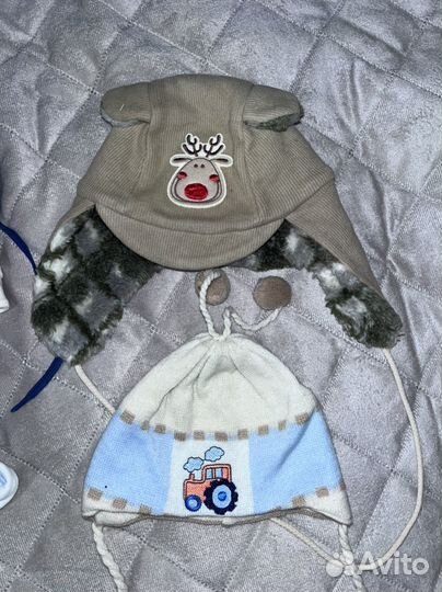 Шапка для мальчика 50 52