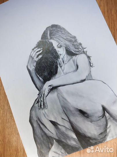 Портрет по фото карандашом