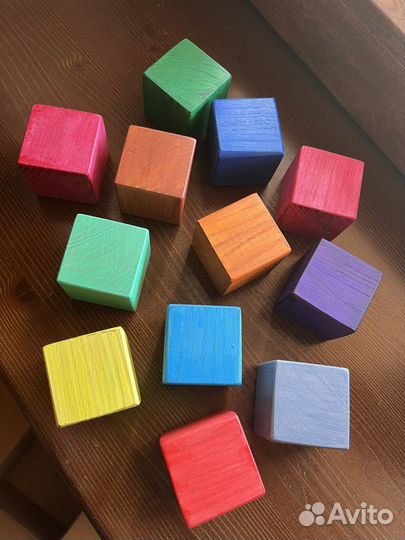 Кубики деревянные