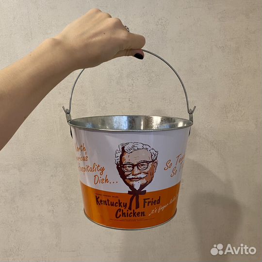 Ведро железное kfc