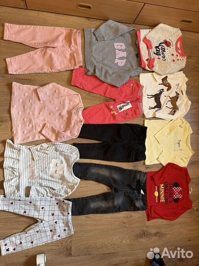 Набор пакет вещей на дев18-24 мес в идеале бренды