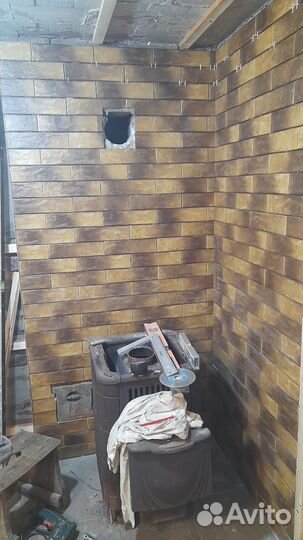 Плитка огнеупорная для бани Старый Город классика