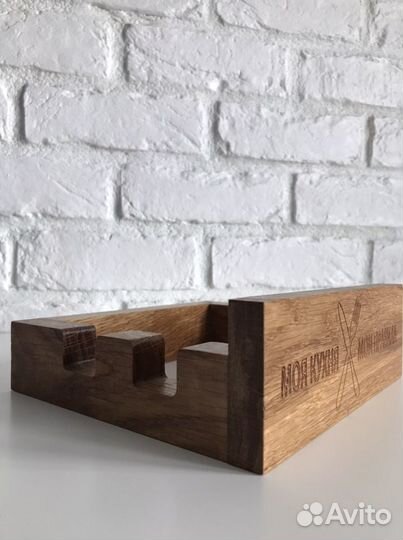 Набор разделочных досок на подставке, дерево дуб