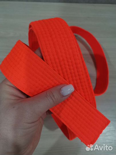 Пояс оранжевый Киокушинкай/каратэ