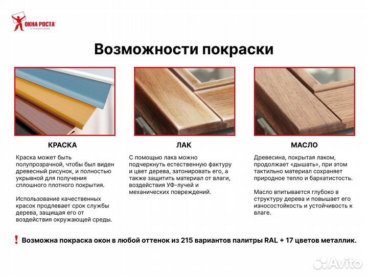 Деревянные окна любой бюджет