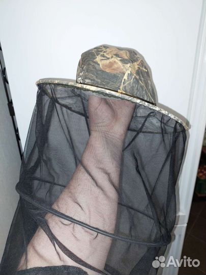 Шапка с сеткой на комарник антимоскитный