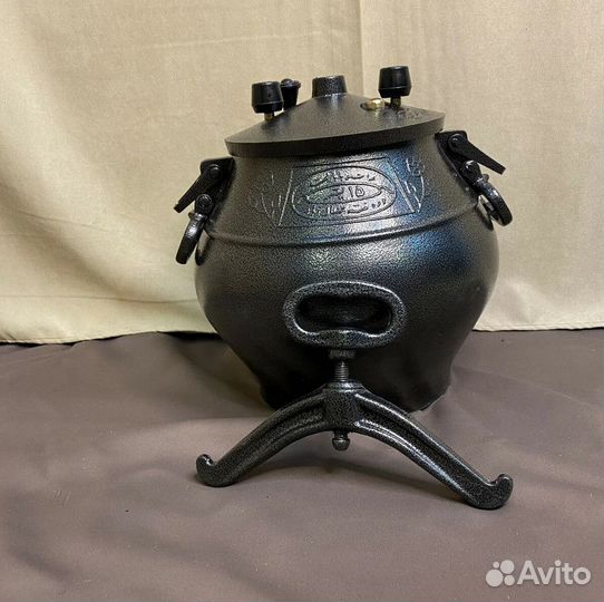 Афганский казан-скороварка на 8 литров, черный