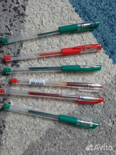 Ручки шариковые и гелевые