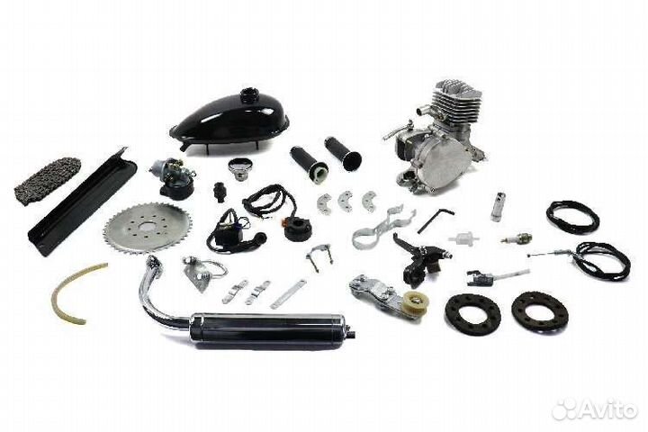 Двигатель Веломотор NR80 (комплект для установки)