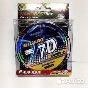 Леска для рыбалки Bushido Biglot 7D 100м