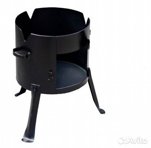 Печь под казан на 16 л. D-410мм. сталь 2 мм. усиле