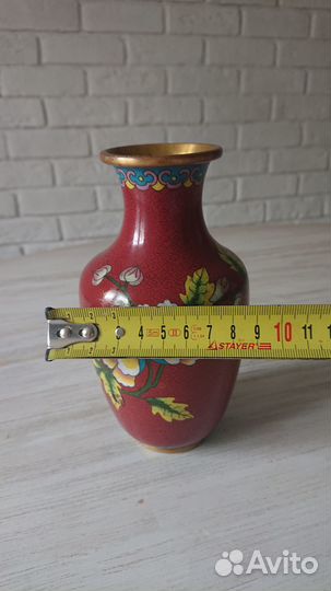 Ваза Клуазоне 60 - 70 годы