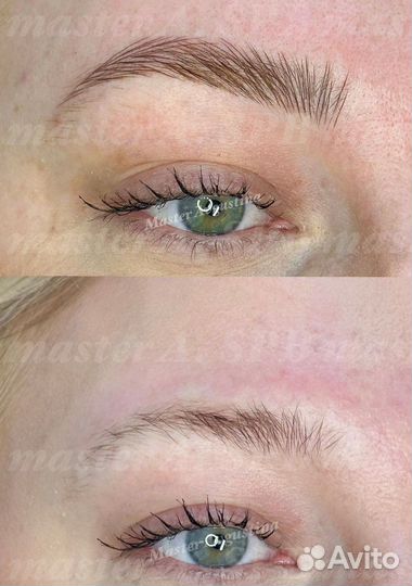 Пм.бровей,Микроблейдинг,Татуаж,Нано Пудра