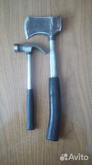 Меховые рукавицы из СССР,топорик туристический