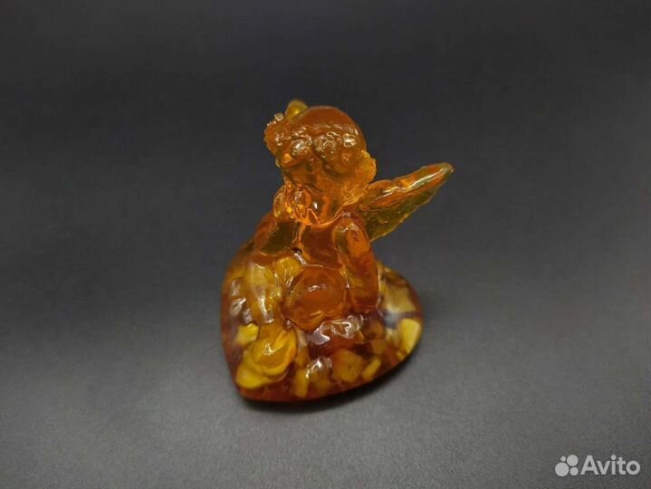 Фигурка ангел (Плавленый Янтарь)