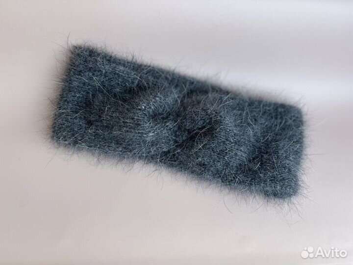 Повязка на голову вязаная