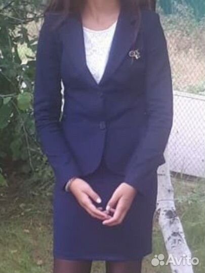 Школьная форма для девочки 150-164 синяя