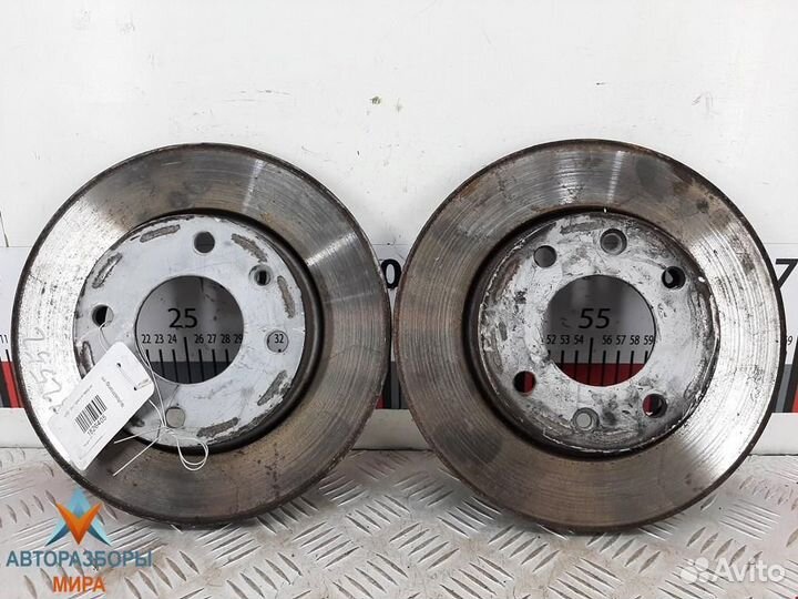 Диск тормозной передний Peugeot 206 рест. 2002