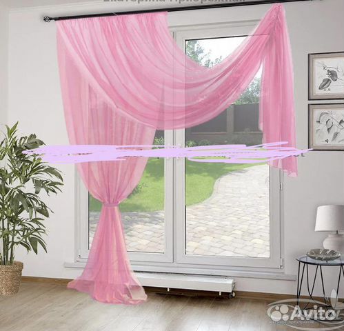 Шторы вуаль новая