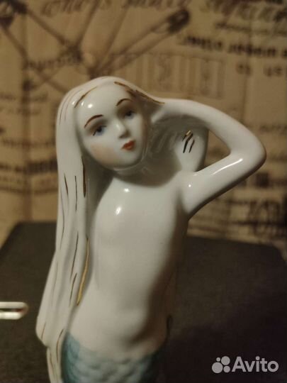 Фарфоровая статуэтка Русалочка лфз