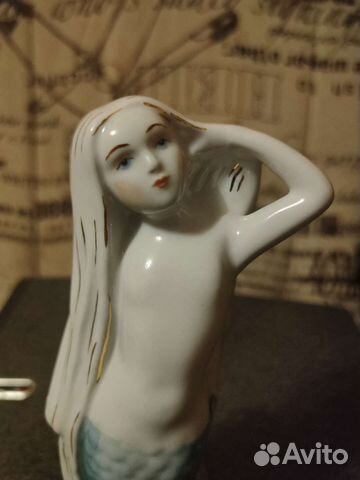 Фарфоровая статуэтка Русалочка лфз