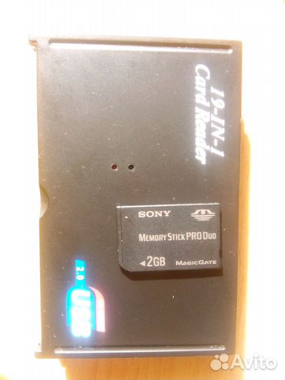 Usb Card Reader+ Memory Stick produo 2GB sony