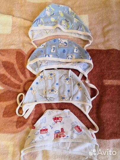 Шапки, чепчики, банданы детские б/у