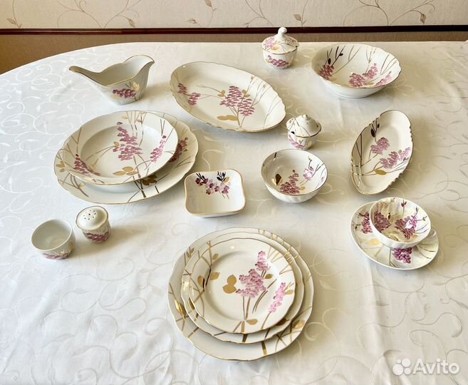 Новый Набор столовой посуды Дулевский фарфор