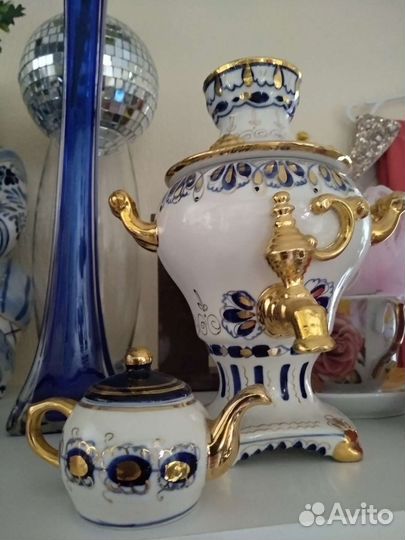Фарфоровый самовар