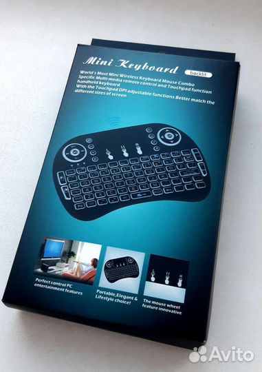 Bluetooth клавиатура i8 + аккумулятор