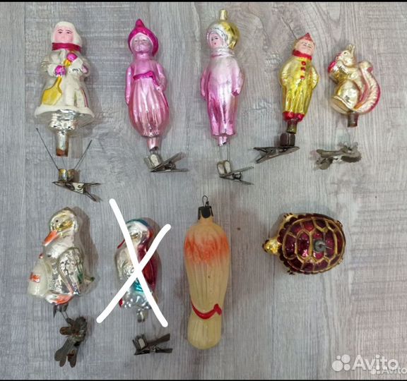 Елочные игрушки СССР