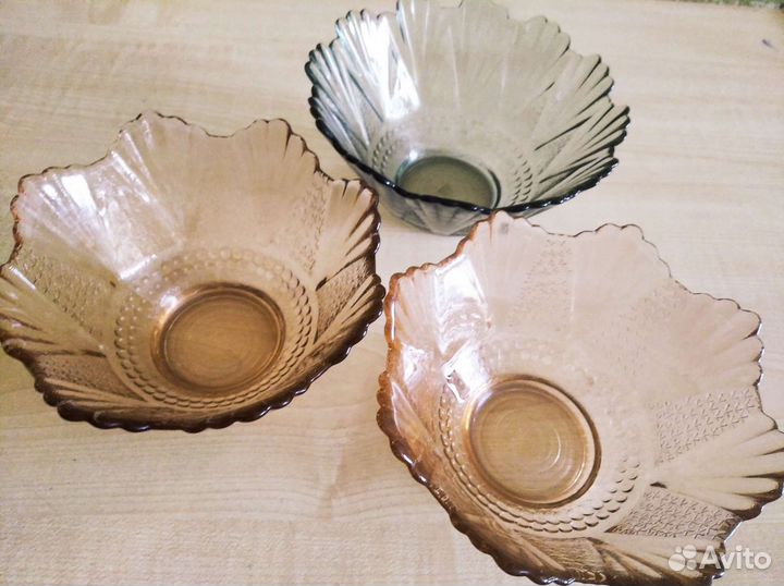 Хрусталь и цветное стекло СССР, посуда