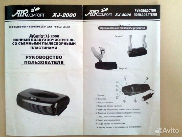 Авто-Очиститель воздуха ионный AIR comfort XJ-2000