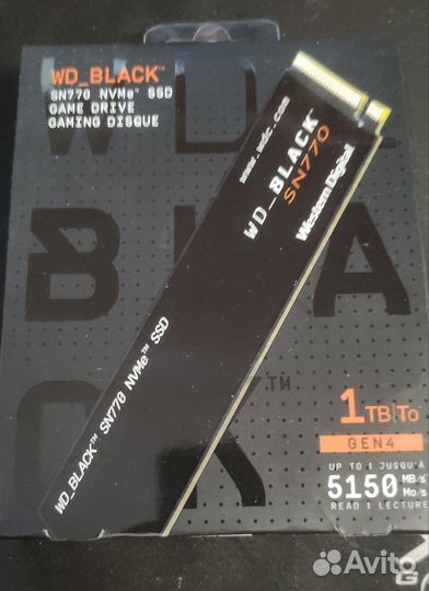 SSD Wd black sn770 1tb