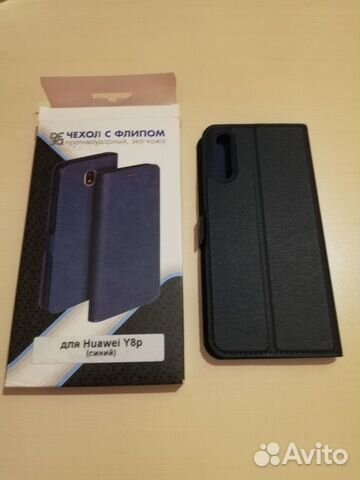 Чехол с флипом для Huawei Y8P, новый
