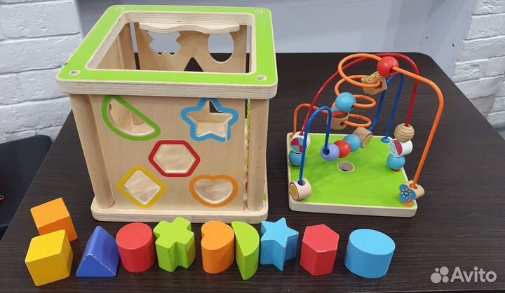 Развивающие деревянные игрушки